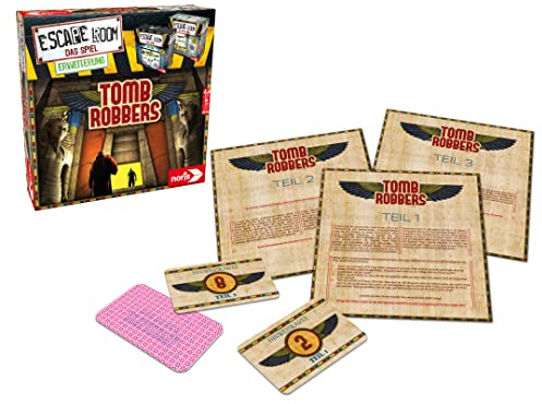 noris 606101964 - Escape Room Erweiterung Tomb Robbers - Familien und Gesellschaftsspiel für Erwachsene - Nur mit dem Chrono Decoder spielbar - ab 16 Jahren