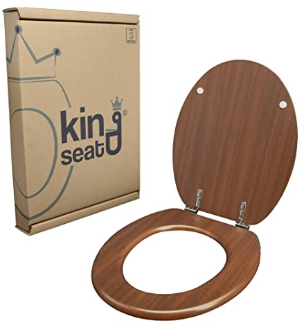 SEDILE WC UNIVERSALE LEGNO NOCE