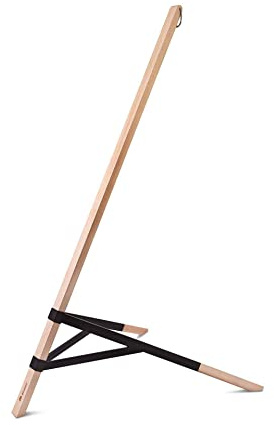 elvent® Lullaby Ständer aus Esche-Holz für Federwiege, Made in Germany (Schwarz)