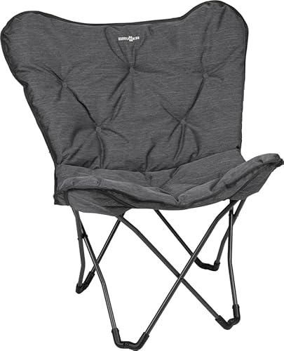 BRUNNER 0404036N.C06 Klappstuhl Design Campingstuhl Outdoor Balkon Anthrazit Belastbarkeit 120 kg