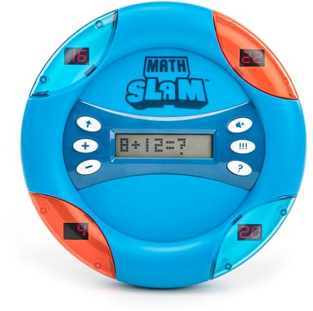 Educational Insights Math Slam - Handheld Electronic Math Games for Kids 5-7, First Grade Addition and Subtraction Games, Basic Algebra Learning Game, Self-Teaching Elementary STEM Tools