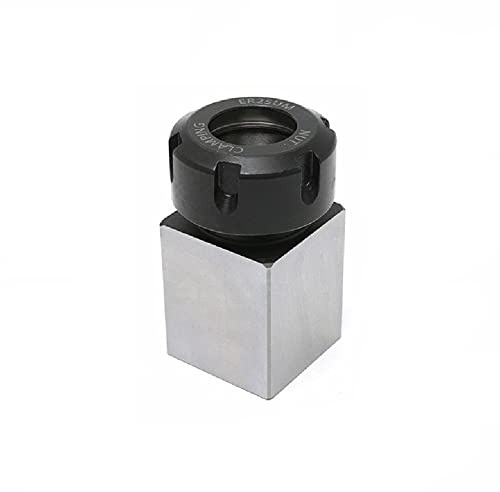 Spannzangen-Bohrfutter-Block, ER40 Vierkant-Spannzangenblock, Stahl CNC-Drehmaschine Werkzeughalter für schnelles Klemmen an CNC-Maschinen