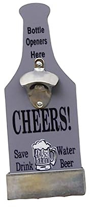 Cabilock 1pieza Abrebotellas Vintage Montado Pared Para Cerveza Accesorio De Decoración Retro Para Hogar Bar y Restaurante