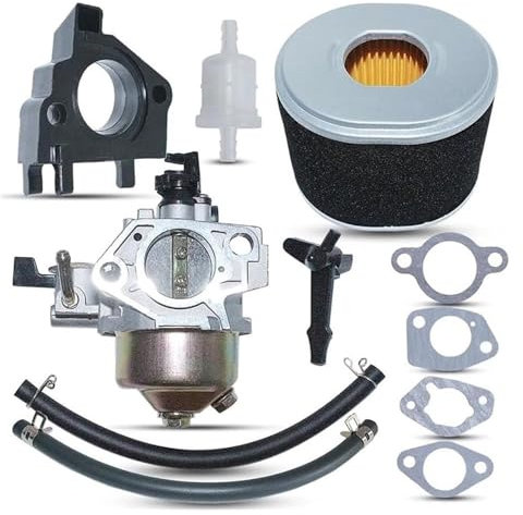 JSRVQKMS Für GX390 13HP GX 390 188F Rasenmäher Motorteil 16100-ZF6-V01 Vergaser Vergaser Motorenteile Vergaser Vergaser Luftfilter Kraftstoffleitung Filterdichtung Benzinmotor