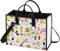 LEVLO Borsa da viaggio Italia Roma Souvenir Regalo Torre Pisa Colosseo Venezia Carnevale Zipper Pouch Bag Italia Viaggio Regalo, Italia LT, Trousse per cosmetici