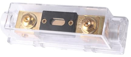 SOLUSTRE 200a Sicherungshalter Für Auto-HiFi-anlagen Inline Mini Sicherungshalter Transparente Bauweise Geeignet Für Trailer Bus Yacht Und Rv Einfache Installation Und Langlebige