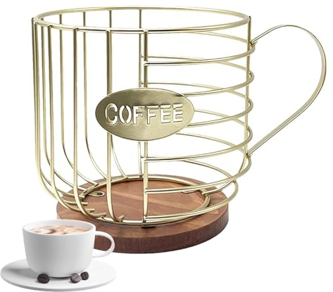 Contenedor para blanqueadores de café – Cajón para guardar cápsulas de café, carrusel de monodosis de café | Soporte para cápsulas de café Nespresso, dispensador de monodosis de café, soporte para