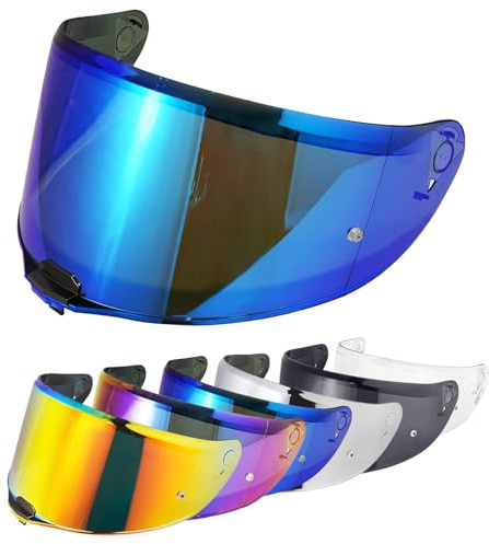VCOROS Visière de Casque Moto pour FF811/Vector 2/Citation II | Visiere Casque Moto Plein Visage,Visière de Casque de Protection Contre Le Vent Moto,Remplacement de lentille de Casque
