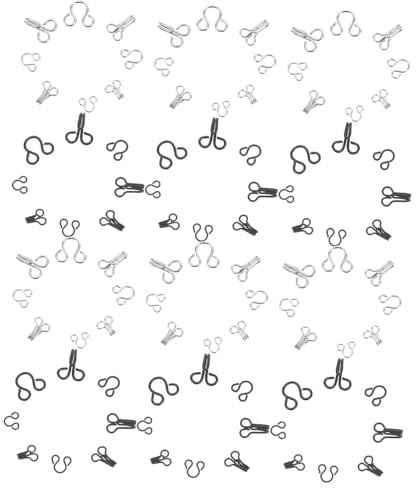 Gadpiparty 240pcs Metal Hook and Eye Fastenings Kit Sewing Clasps for Bras Skirts Coats Invisible Clothing Buckles Quick and Easy Application for Versatile Garment Repairs