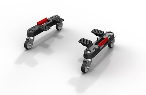Qbrick System PRIME Adattatore mobile Set di adattatori con rotelle per trasporto Officina Nero