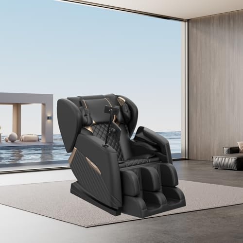 CAMMATE Massagesessel, Stabiler Eisenrahmen, Massagesessel mit bequemem Rückenkissen, wohltuende und entspannende Massagefunktionen
