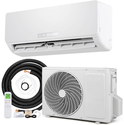 TANGZON 18000 BTU Air Conditioner Wall Split, 5 in 1 Air Conditioning Unit Heater Dehumidifier Air Purifier Fan with Heat Pump, Remote & Installation Kit, A++ Rating, Inverter, Wall AC Unit for 116㎡