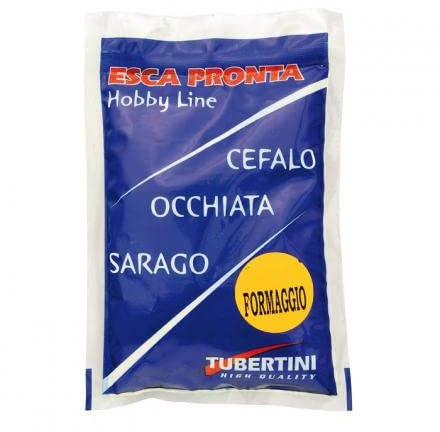 Tubertini Esca Pronta al Formaggio Hobby Line 150 g Aroma Formaggio Esca Pastura da Pesca Mare Fiume Lago