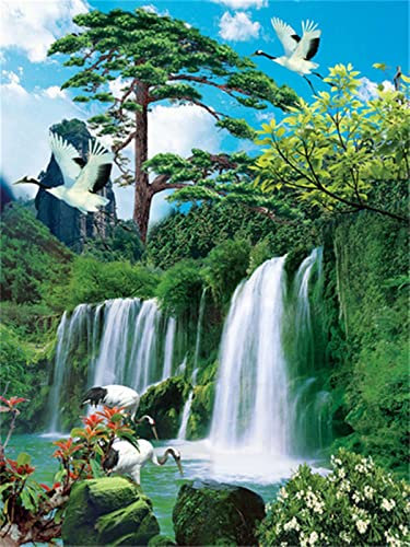 YJPZZG 5000 Bunte Puzzleteile Willkommenslied Geeignet FüR Erwachsene Und Kinder Holzpuzzles Mit Landschaftsmustern Fertige Größe 156×105cm