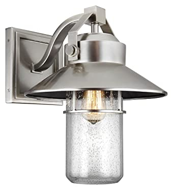 Licht-Erlebnisse Außenwandleuchte Maritim Industrial IP44 E27 Außenleuchte Wandlampe Haus Garten Balkon