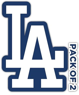 IMPERIAL VIBES – Los Angeles Sticker – Vinyl Decal for Car, Truck, and Van – Indoor and Outdoor IPad Decals - Removable Laptop Sticker – Waterproof Decal for Window and Waterbottle– Pack of 2 Imp 55