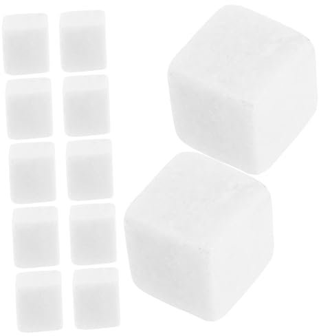 GOOHOCHY 12pezzi Pietre Raffreddanti in Marmo Riutilizzabili Per Whisky e Vino Cubetti Resistenti e Facili Da Usare Per Bevande Fredde e Cocktail
