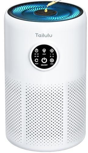 Tailulu Air Purifiers for Home Bedroom with Washable Filter Up to 1600 Ft²