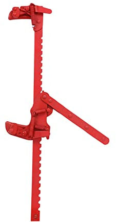 Zaunspanner, Ratschendesign, Langlebiger Roter Drahtspanner, Einfach zu Verwenden, Leicht zu Transportieren, Edelstahl für Reparaturen