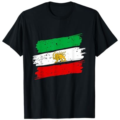 Iran,Iran Lion Sun Flag,Persian,Iran Flag. T-Shirt