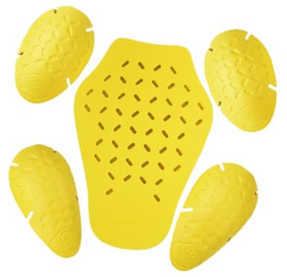 rockible 5x Motorcycle Jacket Protection Pads Back Shoulder And Elbows Pad