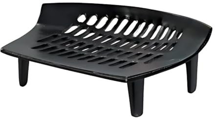 Marco Paul Large Fire Grate 16 Inch Heavy Duty Cast Iron Fire Grates For Open Fires Extra Strong Black Fireplace Grate Basket For Wood And Coal Fires Fireside Accessories For The Home