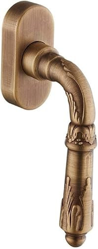 Fenstergriffe， 6PCS Tür und Fenster Knopf Griff, reines Kupfer Beschichtung Polieren Schwingen Fenster Hardware Tür und