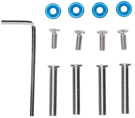 4st Computer Case Fan Screws Kit, PC Fläktskruvar i Rostfritt Stål Chassisfläktskruvar Datorskruv Set Radiatorskruvar Kylkylare Fläktmonteringsskruvar för Fodral -fläktmontering