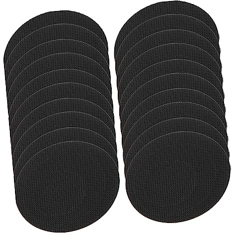 TOPPERFUN Autocollants Antidérapants pour Baignoire, 20 Feuilles Peva Noir | Adhésif Puissant, Réduit les Glissades, pour Marches et Piscines, Appliques de Salle de Bain