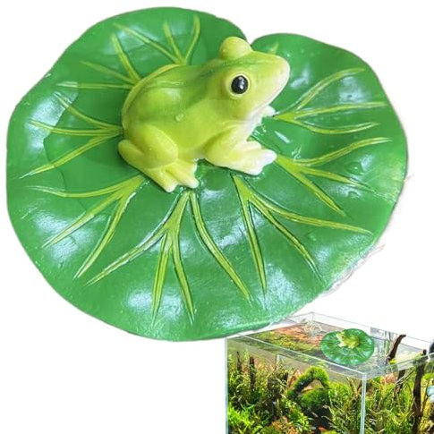 Statue de Grenouille pour Jardin - Figurine Décorative Pour Bassin,Décoration De Jardin Pour Intérieur Et Extérieur : Salon, Cuisine, Chambre, Aquarium, Balcon, Entrée, Cour, Paysage Et Pièces