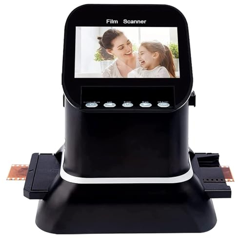 Escáner digital de películas y diapositivas,escáner de negativos de película de 120 126 127 y 135 fps,visor de diapositivas de alta resolución de 22MP,convierte películas y diapositivas de 35mm a JPEG