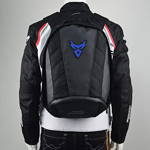 Motorcycle Helmet Backpack Waterproof Cycling Backpack Oxford Cloth Racing Backpack Leisure Travel Bag Outdoor Sports Riding Travel Camping Hiking Backpack