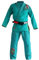 FLUORY Brasilianischer Jiu-Jitsu-Anzug für Damen, BJJ-Gi-Kimonos, BJJ-Uniform (BJJF20GREEN, F1)