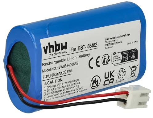 vhbw Akku kompatibel mit Bestway Flowclear Aquatronix Poolsauger (4000mAh, 7,4V, Li-Ion) | Poolreiniger 4000mAh 7,4V Li-Ion