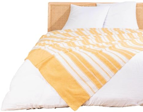 douceur d'intérieur, Couvre-Lit (220 x 240 cm) Abby Curry, Coton & Polyester Jacquard