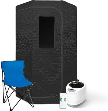 Portable Full-Body Steam Sauna Kit by Trimzpro - Premium Home Spa Experience Detox & Muscle Therapy System