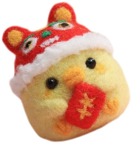 Anneome DIY Filzwolle Bastelset Für Anfänger Cartoon Schaf-filzfigur Material Handgefertigte Tier-filzkunst Komplettes Zubehör Für Kreative Junge Mädchen Und Eltern-Junge Mädchen-aktivität