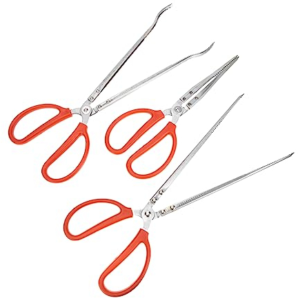 Mikinona 3pcs Stainless Steel Crab Claws EEL Pliers Fishing Tackle Accessories Professional Lobster Clips