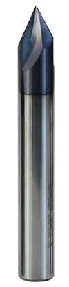 1pc Fasenfräser 60 90 120 Grad Hartmetall Fasenfräser Entgraten Kanten Fräser 3 Flöten CNC Schaftfräser(10xD10x75Lx60d)