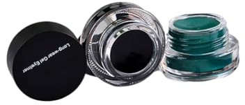 siduytin Delineadores de ojos en Gel a prueba de manchas, 2 botellas, de larga duración, de secado rápido, sombra de ojos, crema para fiesta, cosméticos para mujer, accesorios personales, Verde negro