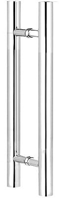 Schiebetürbeschlagsatz für Scheunentore, Ovale Glastürgriffe, Edelstahl-Scheunentor-Zuggriff-Set, Duschtür-Hardware-Beschläge Sanft und leise(Rose Gold,A800mm(B500mm))