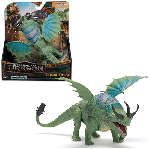 Dreamworks How to Train your Dragon, 22cm lange Basis-Drachenfigur Ohnezahn, Spielzeug für Kinder ab 4 Jahren