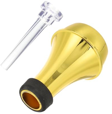 LIGIGWASH Dämpfer für Trompete Gerader Trompetendämpfer Abs-trompetendämpfer zum Üben der Trompete Nebengeräusche und Obertöne