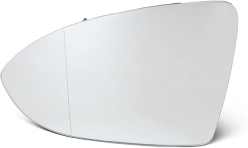 Außenspiegel Für VW Für Golf 7 MK7 GTI GTD 2013 2014 2015 2016 2017 Autospiegelglas Auto hinten beheiztes Spiegelglas(Weiß,Left)