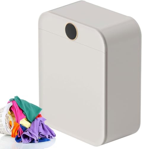 Asciugatrice compatta ventilata, asciugatrice piccola da 8 litri, mini asciugatrice centrifuga da 250 W con schermo touch intelligente, timer e 2 impostazioni di calore, asciugatura delicata