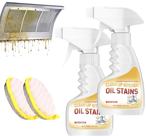 Kitchen Cleaner Spray, 2026 New Kitchen Heavy Oil Cleaner, for Stovetops, Counters, Ovens, Sinks & Stainless Steel, Multi-Surface Kitchen Spray Cleaner for Fast Deep Cleaning (2Pcs)