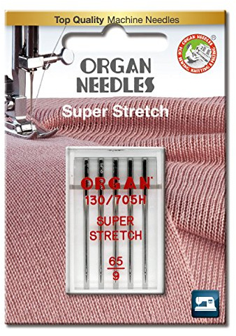 Organ Needles 5435065BL Maschinennadeln, Silber, 65/9 Größe, 5