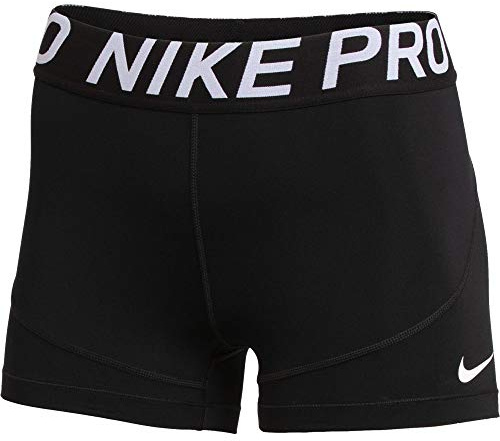 Nike Womens Pro 3 Inch Compression Shorts (Black, Small)
