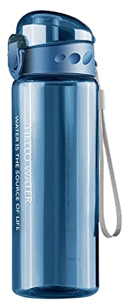 Mikiuly Borraccia Sportiva, Bottiglia d'Acqua 780ml, Borraccia a prova di perdite senza BPA, Senza Perdite, per sport, palestra, ciclismo, ufficio, scuola, campeggio bottiglia d'acqua sportiva(Blu)