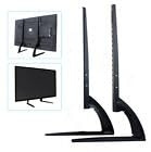 Pied universel pour TV - Hauteur réglable - Support de table - Pour LED/LCD - Pieds de table - Avec 2 pieds - 80 à 178 cm